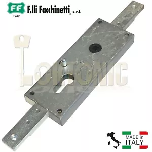 Facchinetti Euro Serratura Su e Sopra Serratura Porta Garage Sblocco Leva 8mm Mandrino - Foto 1 di 7