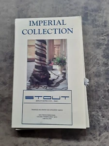 Vintage 1990er Imperial Collection Stoff Zubehör Polster Muster Buch  - Bild 1 von 10