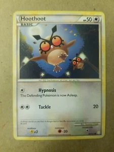 Hoothoot 66/123 - HeartGold SoulSilver - Common - Pokemon Card TCG - NM/M - Picture 1 of 2
