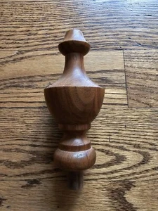 Emperor Grandfather Wood Clock Topper   - Picture 1 of 2