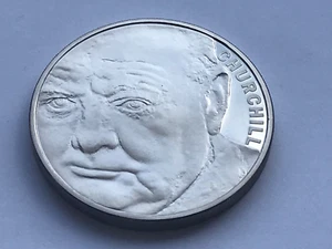 Simply Coins~ 2015 PROOF FIVE 5 POUND WINSTON CHURCHILL COIN - Picture 1 of 6