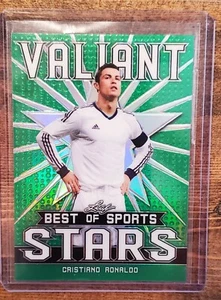 2020 Valiant Leaf Best Of Sports Cristiano Ronaldo 64/75 Manchester United - Bild 1 von 2