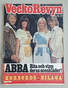 Abba / Agnetha / Frida - Rare newspaper from Sweden 1976 (Full magazine) - Bild 1 von 4