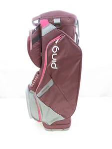 Bolsa de golf Ping G Le2 Traverse (gris jaspeado/granate/magenta) bolsa de carro de 14 vías - Imagen 1 de 5