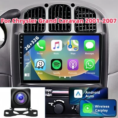 Upgraded Radio Car Stereo for  Chrysler Town & Country 2001-07 Navigation Foto 1 de 4