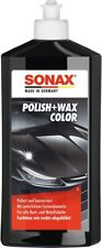 Produktbild - SONAX 02961000 Polish & Wax Color Politur schwarz 500 ml