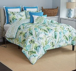 NEW Coastal Life Tybee Island Reversible Twin Duvet Cover Set - Picture 1 of 1