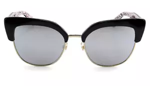 Nuevas gafas de sol Kate Spade KARRI para mujer | UYY T4 - lentes espejadas negras/plateadas - Imagen 1 de 5