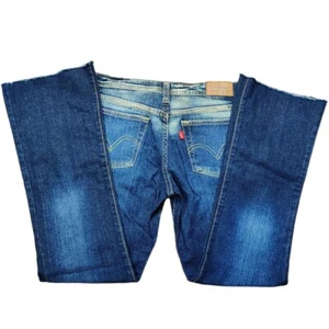 Levi Strauss Co 518 Superlow Boot Cut Jeans Juniors Size 5 Medium - Picture 1 of 11