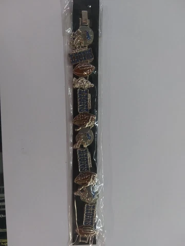 Charm Bracelet NEW Official NFL Fits 7-1/4"x 7-1/2" Jewelry Ladies Detroit Lions Cover
