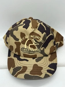 Ducks Unlimited Vintage Camo Snapback Green Wing Cumberland County, NC - Bild 1 von 11