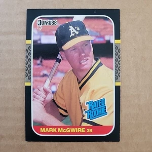 1987 Donruss Set-Break # 46 Mark McGwire RC - Picture 1 of 2