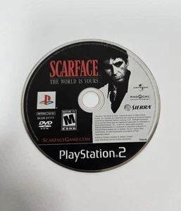 Disco Scarface: The World Is Yours Sony Playstation 2 PS2 solo probado/funciona  - Imagen 1 de 2