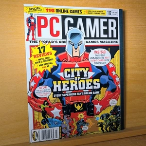 PC Gamer Magazine July 2003 City of Heroes MMO Cover NO LABEL - Picture 1 of 8