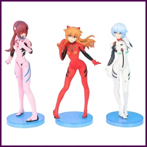 Juego de 3 figuras de anime Neon Genesis EVANGELION Eva Ayanami Rei Asuka Langley - Imagen 1 de 24