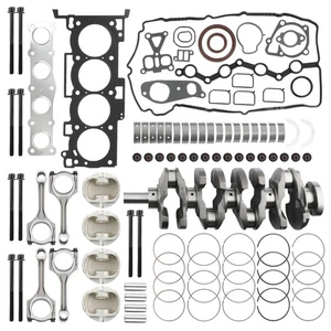 G4KE Engine Overhaul Rebuild Kit & Crankshaft Con Rods Set For Hyundai KIA 2.4L - Picture 1 of 16
