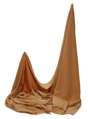 Xale longo feminino cachecol hijab jersey lycra premium turbante cabeça envoltório - Imagem 1 de 4