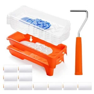 Foam Paint Roller18Pcs 2 Inch Small Paint Roller Kit with High-Density Foam - Picture 1 of 6