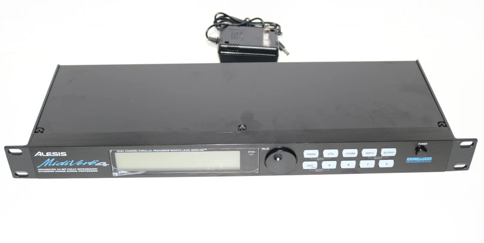 Alesis Midiverb 4 Dual-Channel Multi-Effects FX Processor w/ Power Supply (Used) - Image 1 of 4