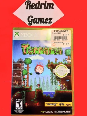 Terraria COMPLETE Microsoft XBOX 360 Video Games Fantasy 505 Games - Image 1 of 3