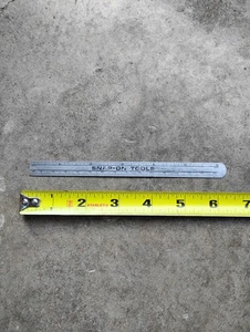 SNAP ON TOOLS 6” Inch/Metric Steel Pocket Rule  w/ Decimal Equivilents - Picture 1 of 6