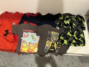 Boys Clothes Lot Size 6-7 (7 Pieces) Shirts Short Sleeve - Picture 1 of 8