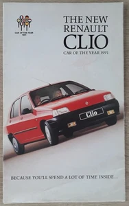 Renault Clio Range Launch Brochure 1991 - 1.2  1.9D  RL  RN  RT - Picture 1 of 5