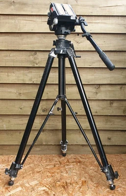 Manfrotto 117B Professional Tripod&Manfrotto 116 Mk3 Fluid Head. - Image 1 of 4
