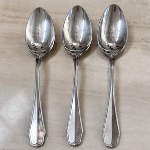 "Cuchara sopera de acero inoxidable Stanley Roberts Corteland 3 piezas 6 7/8"" Rogers contorno Corea" - Imagen 1 de 5