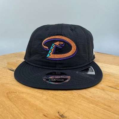 Arizona Diamondbacks New Era 9Fifty Retro Crown Strapback Relaxed Fit Cap Hat - Image 1 of 4