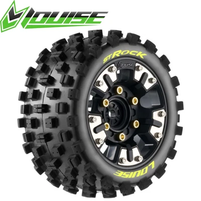 Louise ST-Rock Mini Maxx XRT Tires 12, 14, 17mm Hex 0 & 1/2' Off Soft (2) - Image 1 of 4