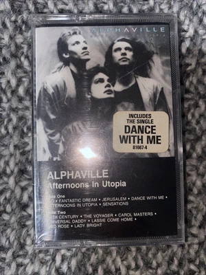 Alphaville Cassette Tape  New SEALED Afternoons In Utopia 1985 - Image 1 of 3