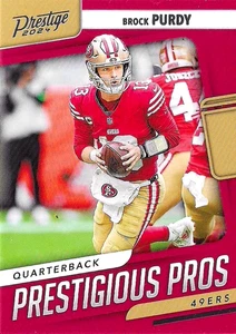 Brock Purdy San Francisco 49ers 2024 Panini Prestige Prestigious Pros #PP-BPY - Picture 1 of 3