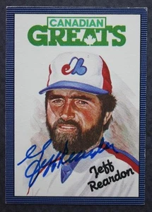 Montreal Expos Star Jeff Reardon signed / autographed 1986 Donruss Leaf card --- - Picture 1 of 1