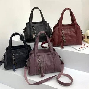 Beautiful Women Handbag Shoulder Bag Ladies Purse Crossbody Soft Leather Gift - Picture 1 of 23