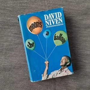The Moon's a Balloon Hardcover Autobiography by David Niven, 1977, BCA - Picture 1 of 7