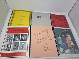 Lot of 6 Machine Knitting Books - Lot E - Picture 1 of 15