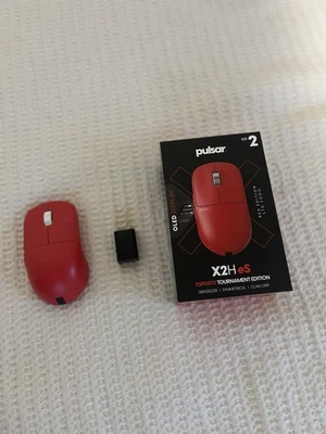 Pulsar X2H eS Wireless Gaming Mouse - Size 2 - Medium - Red Limited Edition - Image 1 of 3