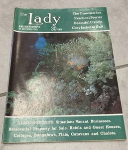 The lady magazine, 12 November 1981 Crowded Sea Pract.Pewter Utrecht Jacket Knit - Picture 1 of 1