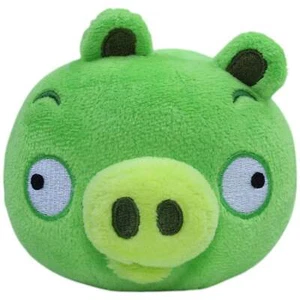 Grünes Schwein aus Angry Birds Kuscheltier 11 cm, gebraucht von Angry Birds - Bild 1 von 9