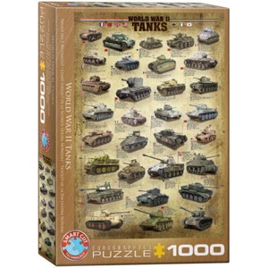 Puzzle 1000 Czołgi II wojny światowej 6000-0388 - Picture 1 of 1