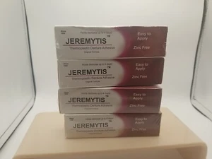 4~Jeremytis Cojín Adhesivo Termoplástico para Dentaduras Larga Duración .99oz NUEVO - Imagen 1 de 3