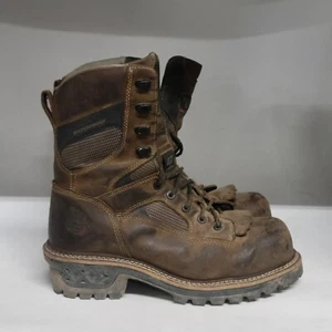 Georgia Boot 9" LTX Comp Toe Work Boot Brown Mens Size 10M - Picture 1 of 11