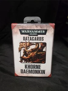 Warhammer 40K Khorne Daemonkin Reference Datacards - Picture 1 of 2