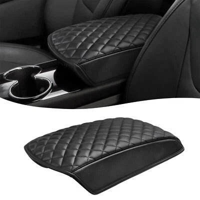 For 2015-2020 Ford Edge Center Console Lid Armrest Cover Protector Pad Black - Image 1 of 4