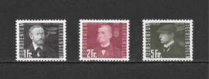 LIECHTENSTEIN SCOTT C30 - C32 MNG VF - 1948 AIRMAIL ISSUES - Picture 1 of 2