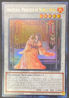 Angelica, Princess of Noble Arms - Yu-Gi-Oh - DUNE-EN040 - Misprint Black Spot - Image 1 of 3