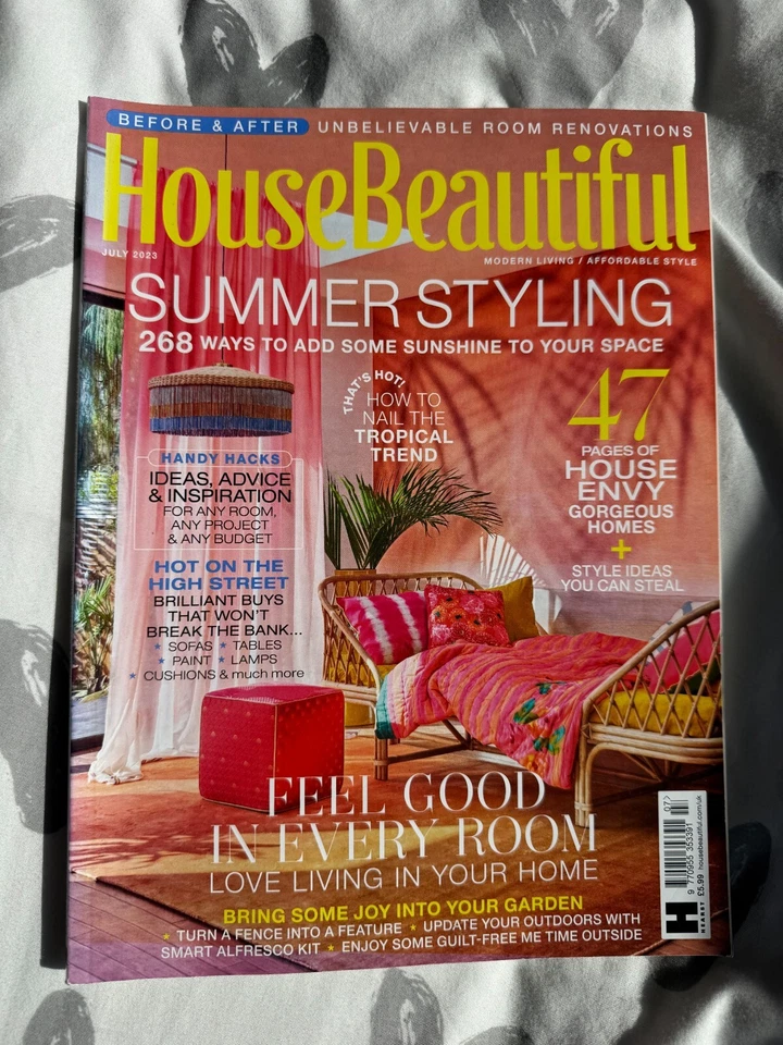 House Beautiful July 2023 Magazine | UK Home Decor & Interior Design Trends - Image 1 of 1