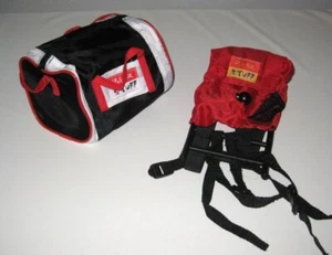 Build A Bear Wanderrucksack & Seesack Sporttasche rot schwarz weiß Nylon Zubehör - Bild 1 von 9