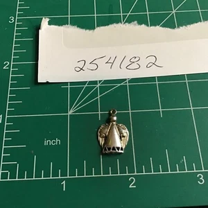 Ciondolo angelo custode cherubino alato in argento sterling - Foto 1 di 9